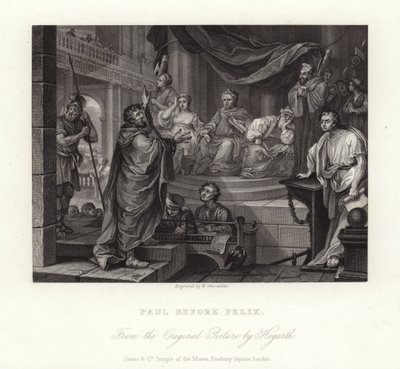 Paulus inför Felix av William Hogarth