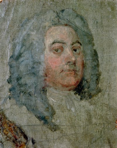 Porträtt av George Frederick Handel (1685-1759) av William Hogarth