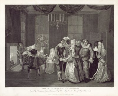 Royal Masquerade, Somerset House av William Hogarth