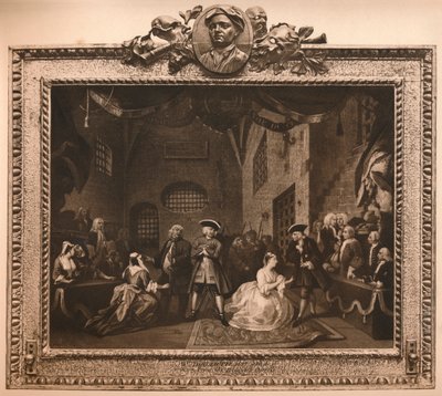 Scen från The Beggars Opera VI, 1731 av William Hogarth