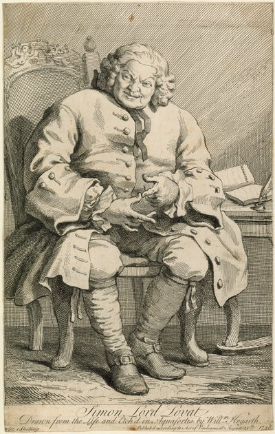 Simon Lord Lovat av William Hogarth