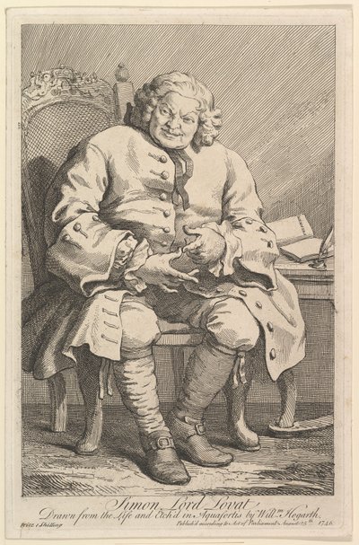 Simon Lord Lovat, 1746. av William Hogarth
