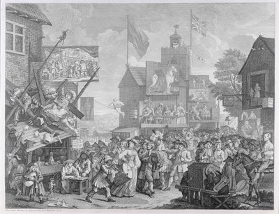 Southwark Fair, 1733 av William Hogarth