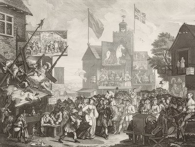 Southwark Fair. 1733 av William Hogarth