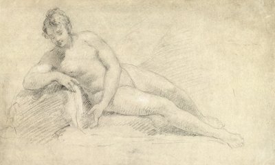 Studie av en kvinnlig naken av William Hogarth