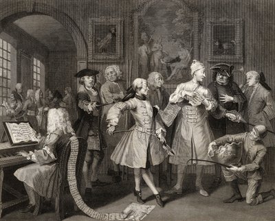Omgiven av konstnärer och professorer, tavla II från 