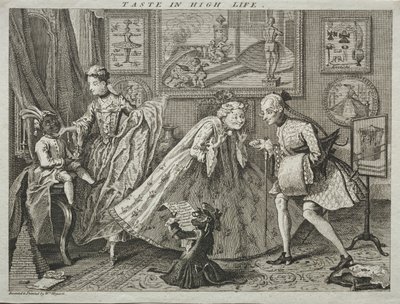 Taste in High Life, 1746. av William Hogarth