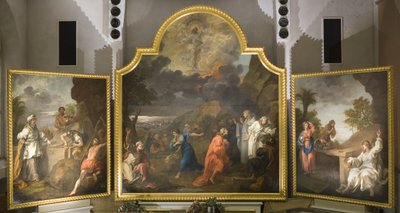 Altartavlan av St Mary Redcliffe (triptyk) av William Hogarth