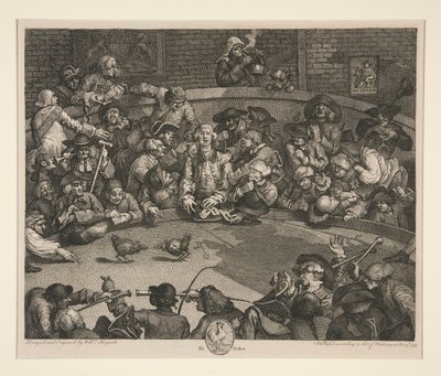 Tuppkampen av William Hogarth