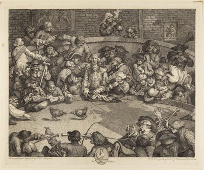 Tuppfäktningsarenan av William Hogarth