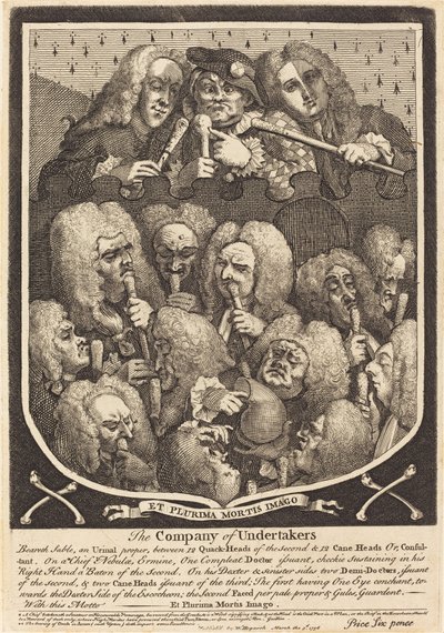 Bolaget av begravningsentreprenörer av William Hogarth