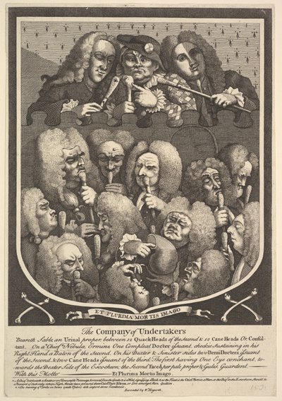 The Company of Undertakers, efter 1736. av William Hogarth