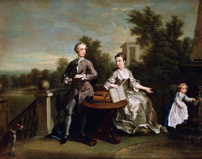 Familjen Edwards Hamilton av William Hogarth