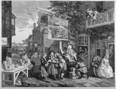 The Election II: Canvassing for Votes, graverad av Charles Grignion (1717-1810) 1757 (se även 1997) av William Hogarth
