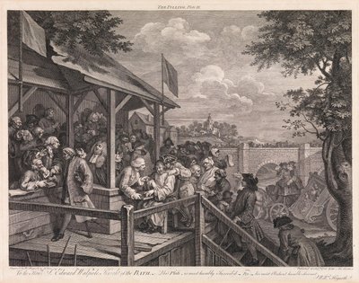 Valet, plansch 3: ”Omröstningen” av William Hogarth
