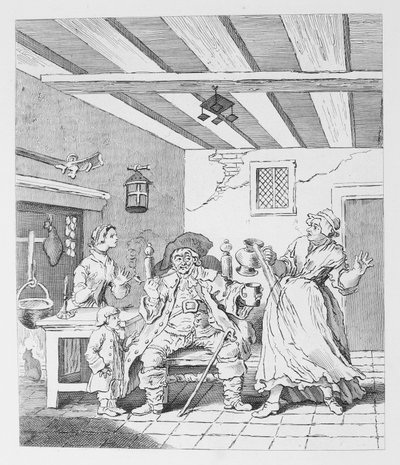 Bönderna återvänder av William Hogarth