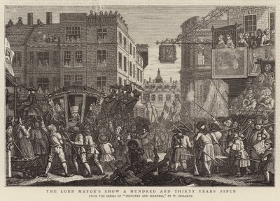 Överborgmästarens show för hundra och trettio år sedan av William Hogarth