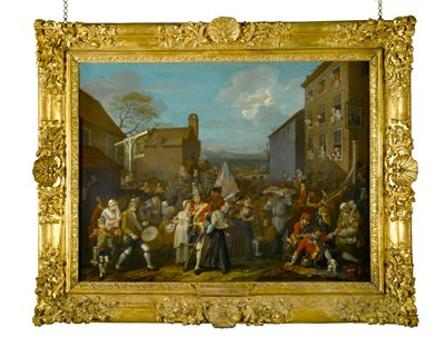 Gardetåget till Finchley, 1750 av William Hogarth