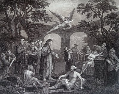 Poolen i Bethesda av William Hogarth