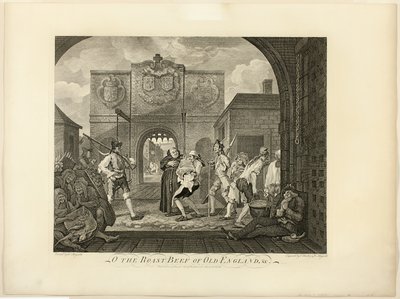 Rostbiff från Gamla England av William Hogarth