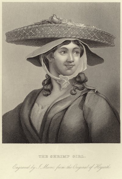 Räkflickan av William Hogarth