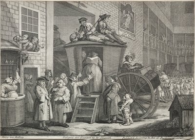 Scencoachen av William Hogarth