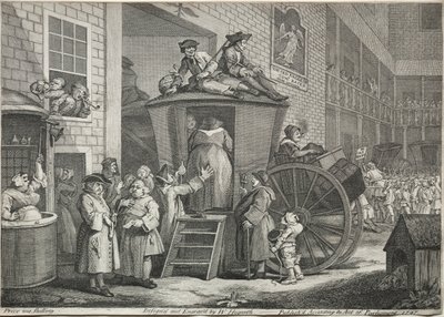 Coachen, 1747. av William Hogarth