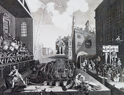 Tiderna. Tavla II 1762, av William Hogarth av William Hogarth