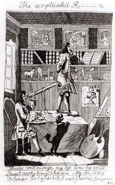 Den komplicerade Richardson, 1724 av William Hogarth
