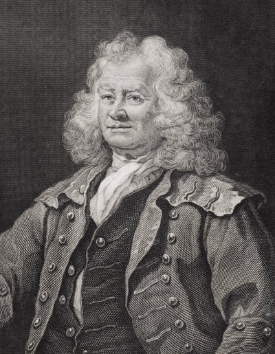 Thomas Coram, graverad av J.W. laga mat av William Hogarth