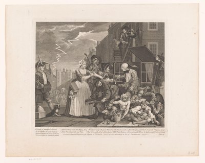 Tom Rakewell räddad från sin arrestering av Sarah Young Progress of a libertine (serietitel) The Rake