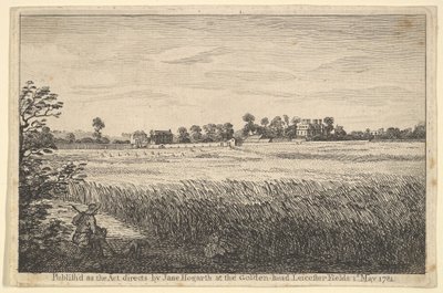 Utsikt över Ranbys House, 1 maj 1781. av William Hogarth