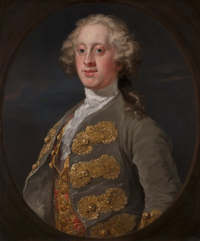 William Cavendish, markis av Hartington, senare fjärde hertig av Devonshire av William Hogarth