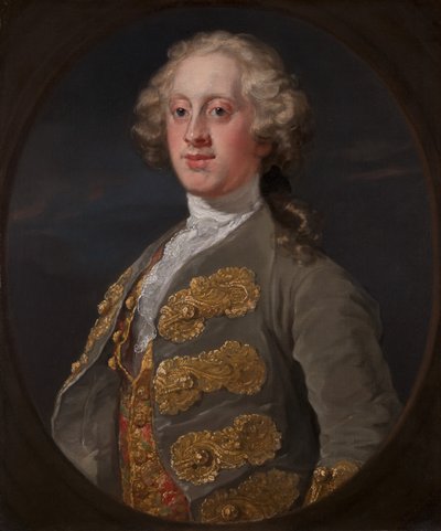 William Cavendish, markis av Hartington, senare fjärde hertig av Devonshire, 1741. av William Hogarth