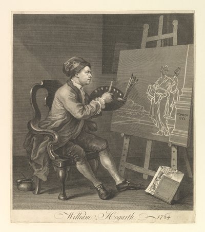 William Hogarth, Serjeant Painter to His Majesty, 1764. av William Hogarth
