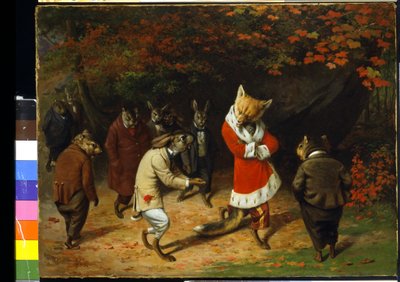 Hans majestät får (olja på duk) av William Holbrook Beard