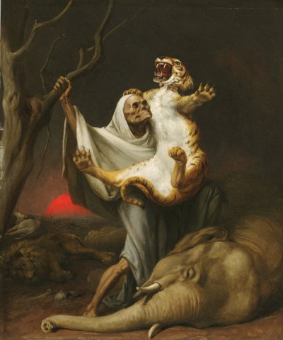 Dödens makt, c.1890. av William Holbrook Beard