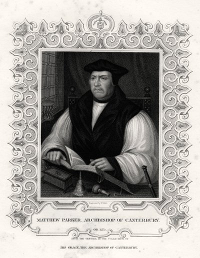 Matthew Parker, ärkebiskop av Canterbury, 1800-talet av William Holl
