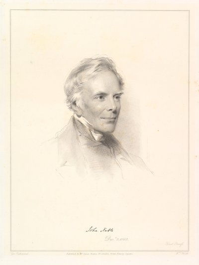 Porträtt av John Keble, 1863. av William Holl