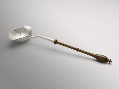Punch eller Toddy Ladle, ca. 1754-1785 (silver och oidentifierat trä) av William Hollingshead