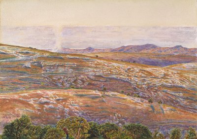 Döda havet från Siloam, 1861. av William Holman Hunt