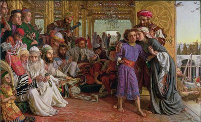 Att hitta Frälsaren i templet av William Holman Hunt