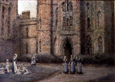 The Old Blind Asylum, Bristol (pastell på papper) av William Holt Yates Titcomb