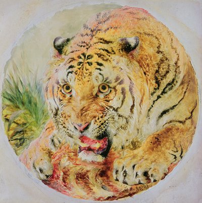 Tigerhuvud av William Huggins