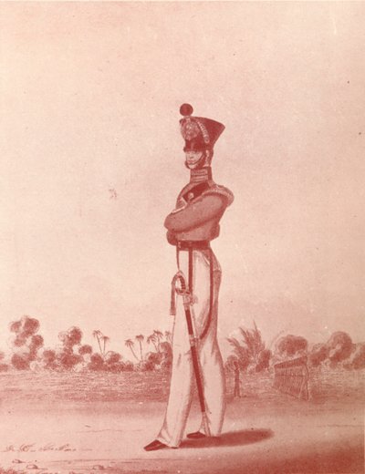 Officerare för Madras Army Light Infantry, c1837-1843, 1909 av William Hunsley