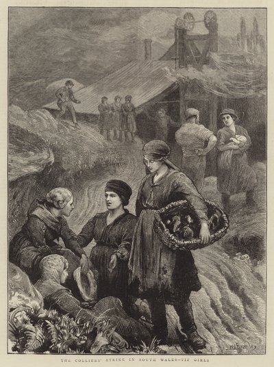 Colliers strejk i södra Wales, Tips Girls av William III Bromley