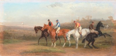 Steeplechasing: Vid starten av William J. Shayer