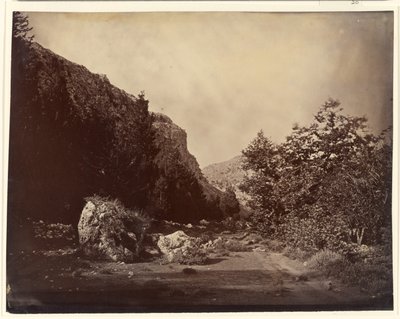 Ingång till Langon. Attack mot karavanen i Murmes-ravinen. Stillman, Dickson, Puysaimond m.fl. av William J. Stillman