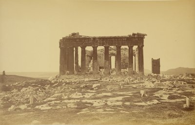 Parthenon, face orientale. av William J. Stillman