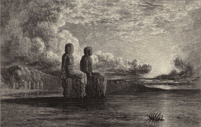 Memnon (gravyr) av William James (after) Muller